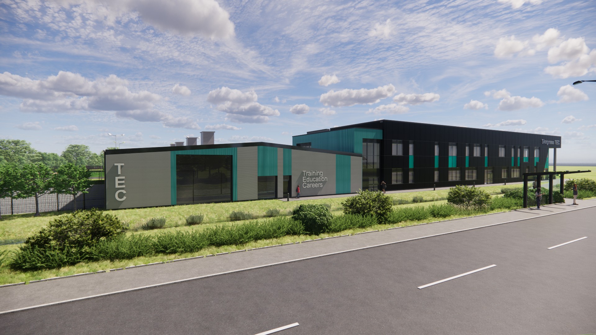 Construction is underway for a New Further and Higher Education Campus in Skegness.