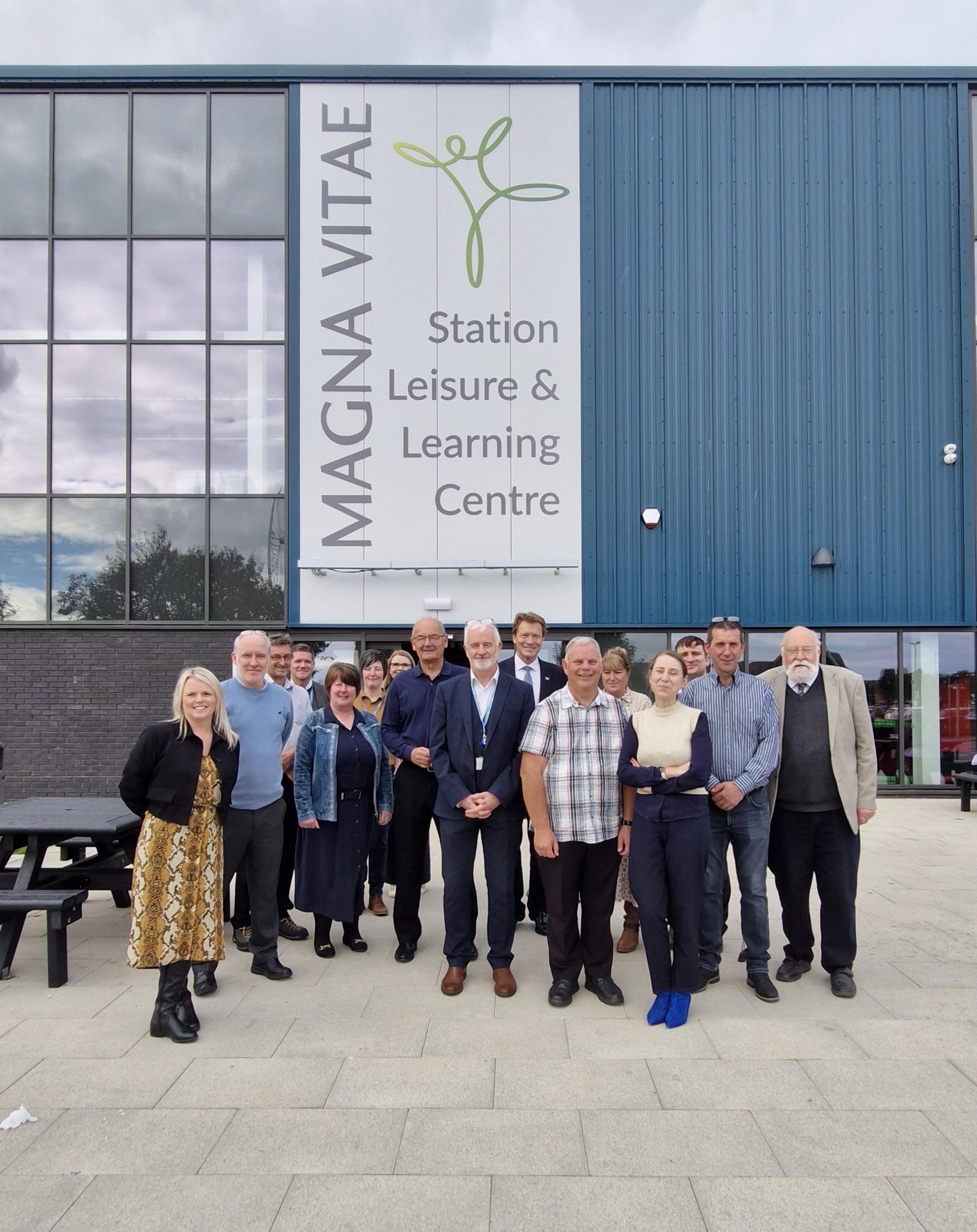 Connected Coast Board Visit First Completed Towns Fund Project in Mablethorpe